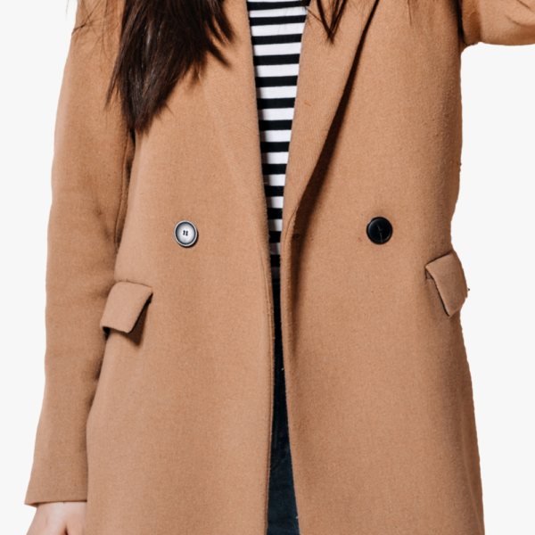 Women Tailored Brown Coat