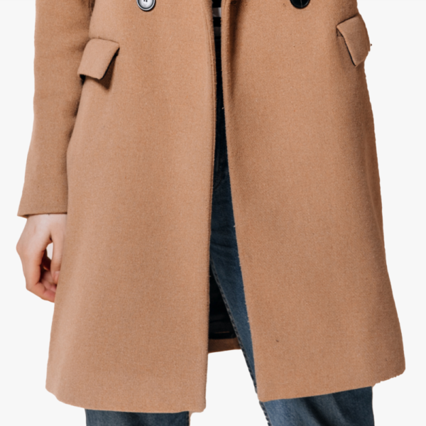 Women Tailored Brown Coat