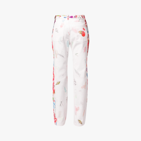 Graphic Print Straight Leg Pants