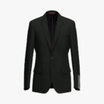 Mens Black Slim Fit Suit