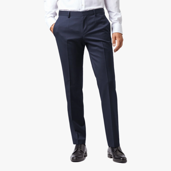 Mens Navy Blue Classic Fit Suit